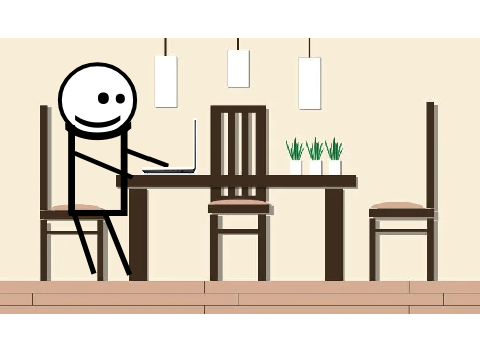 When you are typing something but you're not