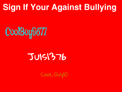 STOP BULLYING!!!!! remix 