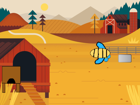 Bee farm(SUCKS BECUASE I MADE IT AGES AGO)