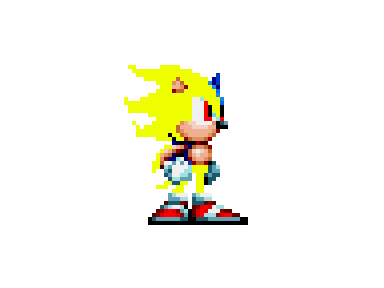 my super sonic sprite for sonic games