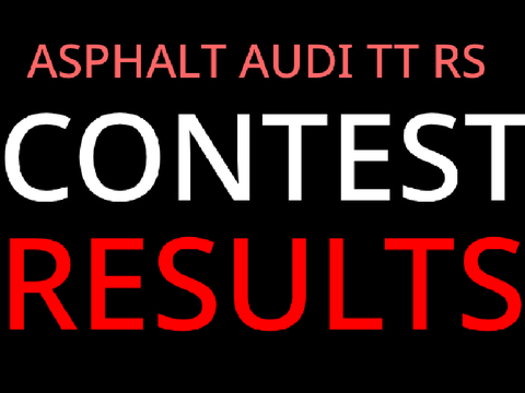 Asphalt Audi TT RS Contest Results