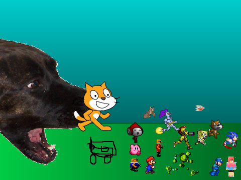 Add yourself running away from a Dog  remix