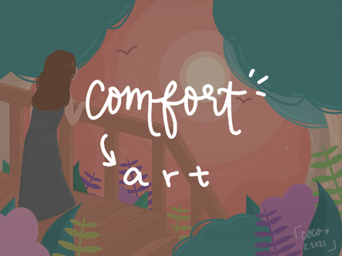 comfort art (+ art process)
