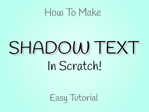 How To Make Shadow Text | #tutorial