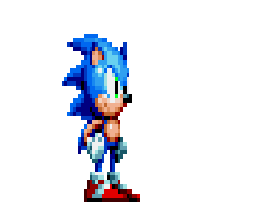 my modern sonic sprite