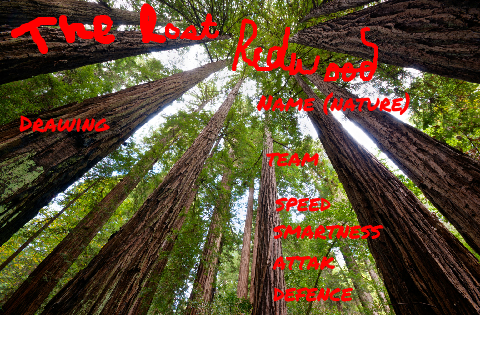 The Lost Redwood Sign Up sheet!!
