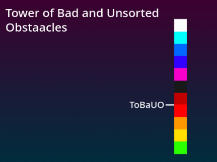 Tower of Bad and Unsorted Obstacles (NEEDS REVIEW)