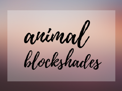 animal blockshades dump