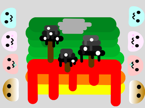 Flat art maker