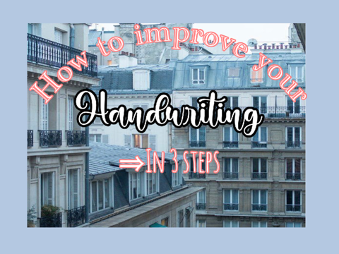How to improve your handwriting