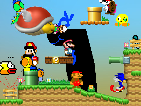 Add yourself having fun in mushroom kingdom!!! (1)
