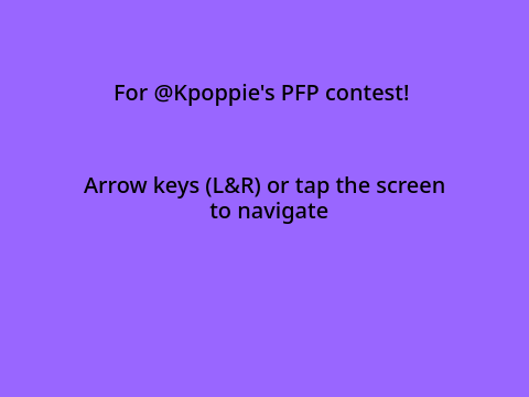 Entry for @Kpoppie's PFP Contest