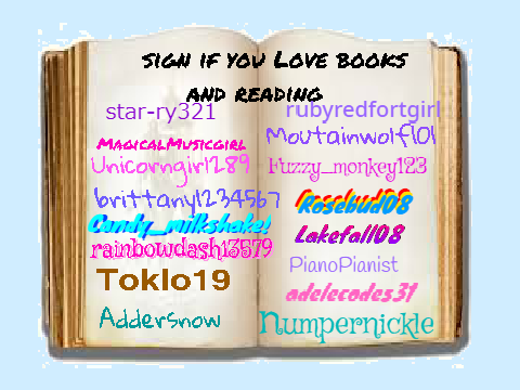 *Sign if you Love reading books!*  remix remix