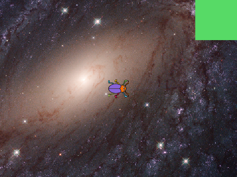 Scrolling test (one sprite version)