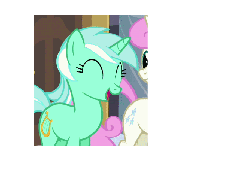 Lyra And BonBon Go Choo Choo