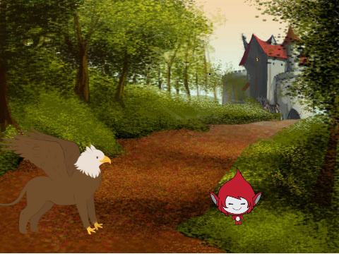 Griffin Through The Castle