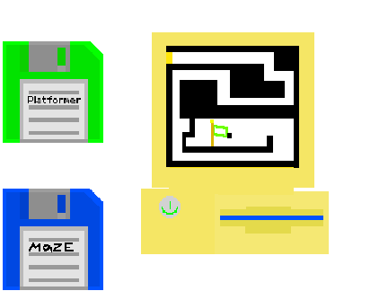 Floppy disk games