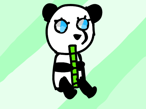 pfp for smcbride3555 (tell me if you want the panda to be white or not)