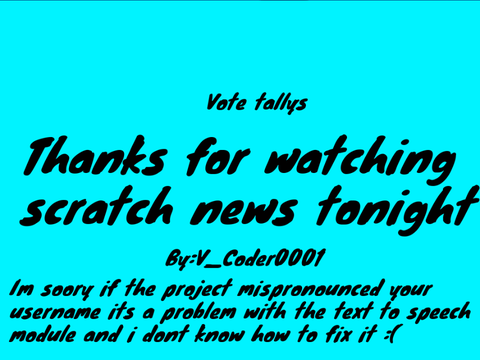 Scratch news tonight
