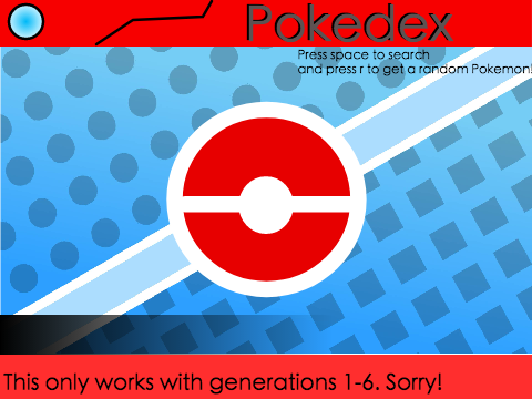 Pokedex || Generations 1-6 [SEARCHABLE] V. 1.0
