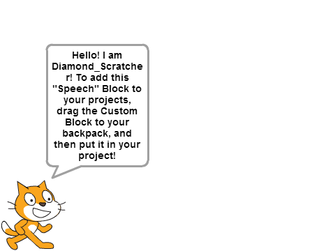 Speech Custom block!