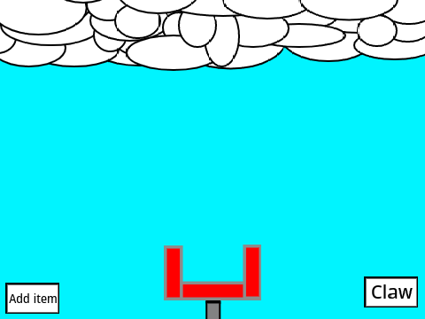 Air Claw Machine but add item works