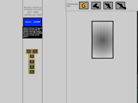 Hmm this doesn't even work now... The Highrise Elevator Company don't care!
