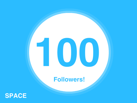 100 followers?!