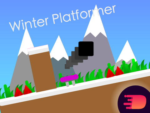 Winter Platformer || Trail effect and Assets #games #music #art #all remix