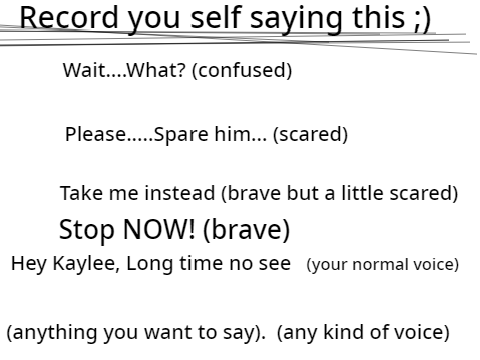 Voice Auditions