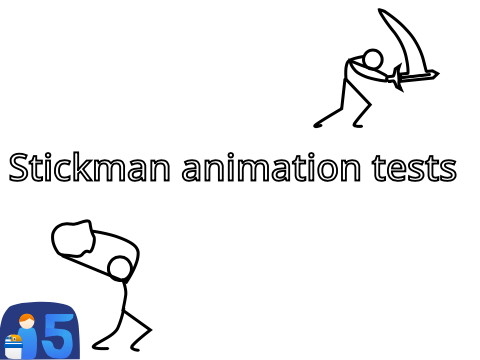 Stickman animation tests