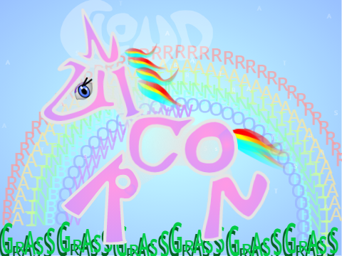 Word Art: Unicorn