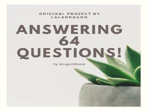 64 random questions! remix