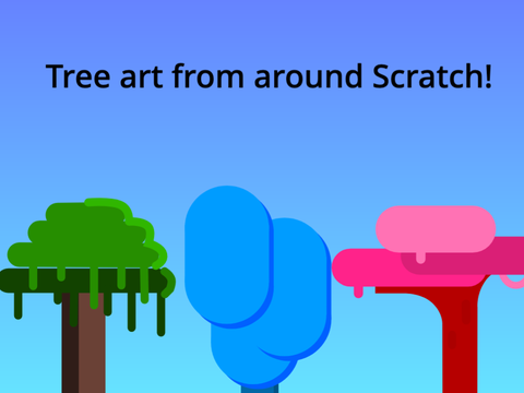 Tree art from around Scratch