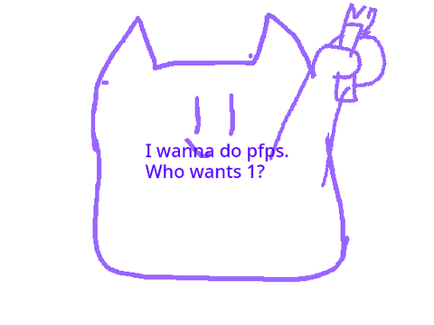 I wanna do pfps!