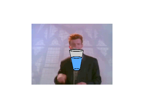 Singing into your glass of water be like: