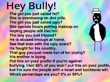 HEY BULLY! STAWP IT! 