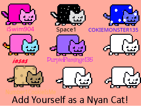 Add Yourself as a Nyan Cat!