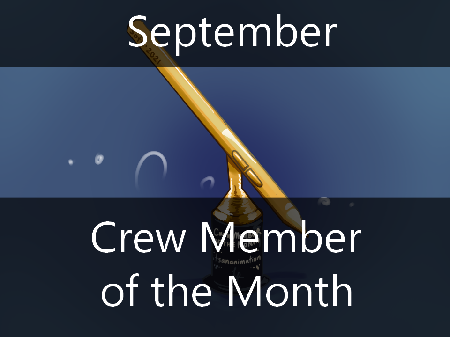 SotC Crew Member of the Month Award - March