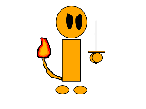 Me Holding Sword