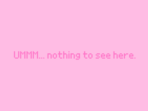 absolutely nothing. 
