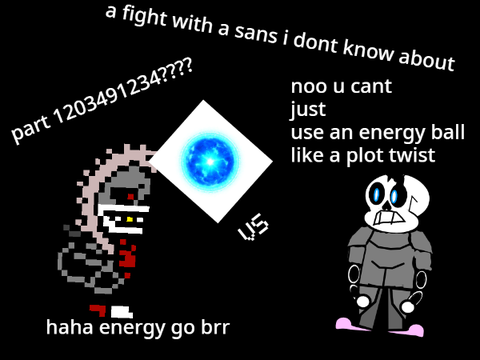 NS!sans vs DF!sans but anime plot twist