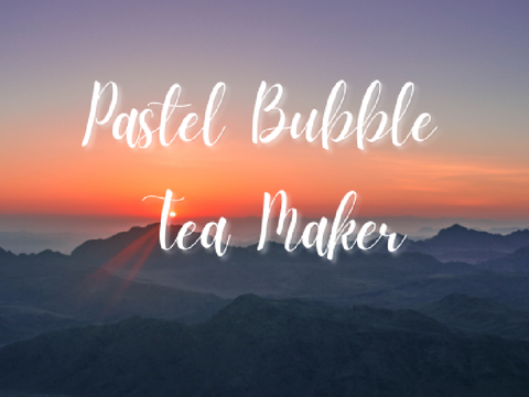 Pastel Bubble tea maker ˊˎ-