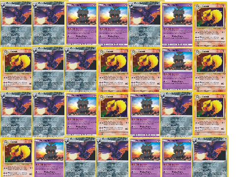 Pokemon card collection test