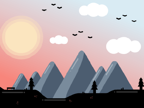 Splash of Colour SU || Paradise In the Mountains :)