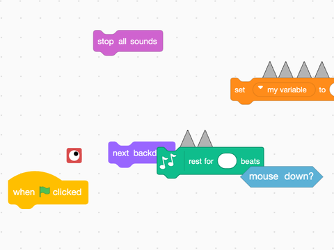Scratch - Scrolling Platformer #Games #All