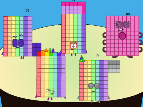 Numberblocks Band 76-80 remix