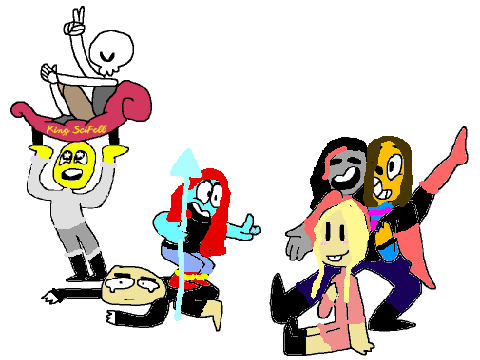 me and undertale chariters