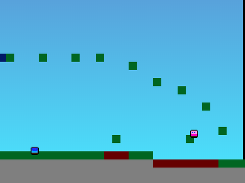 2 Player Minecraft Platformer 