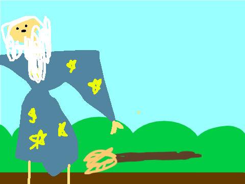 Dumbledore doesn't know how to ride a broom  
